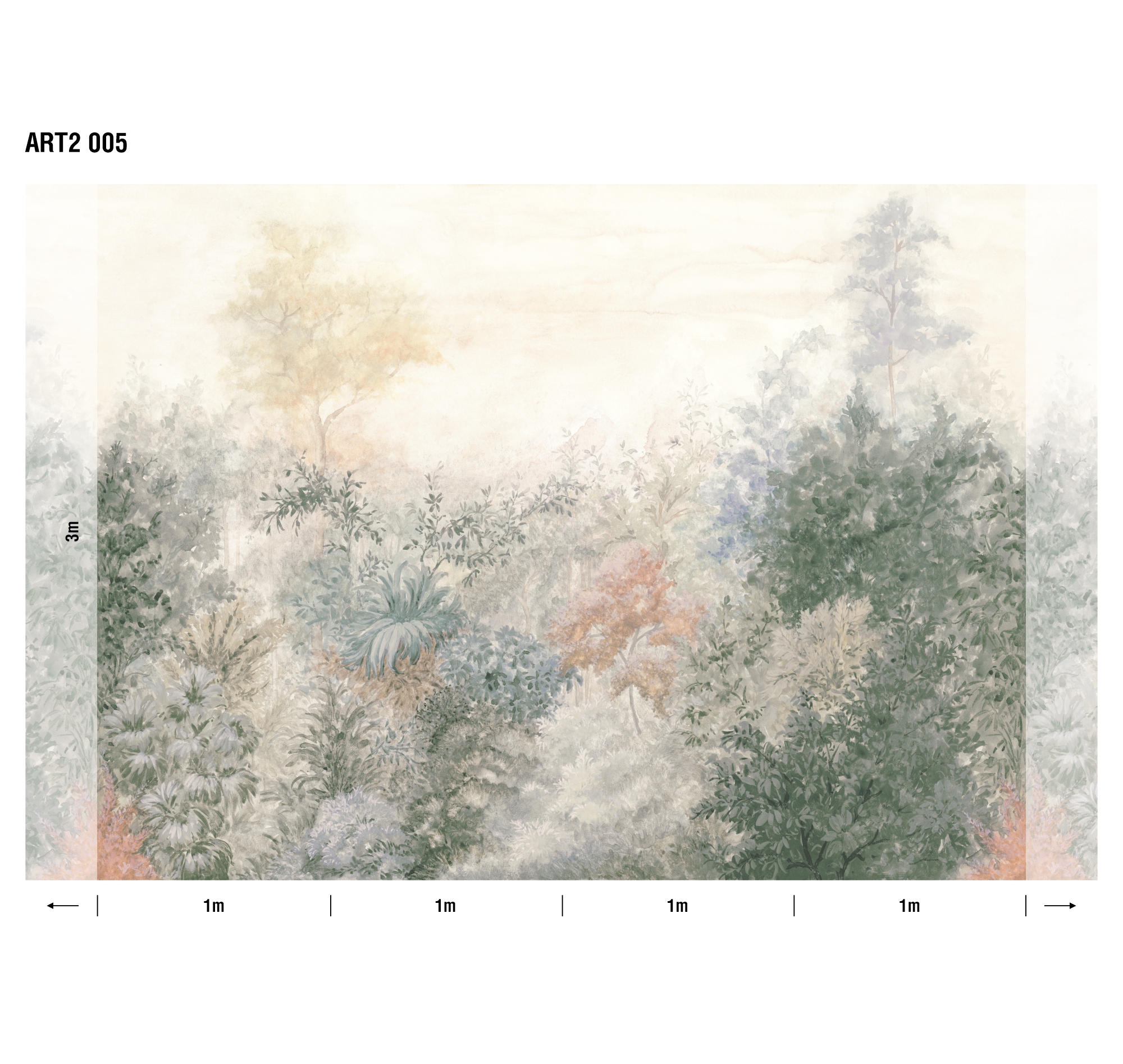 Панно Loymina Пейзаж Южный лес ART2 005 3×4